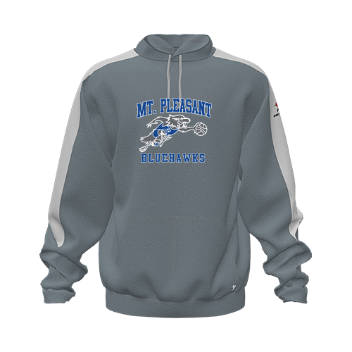 [CUS-DFW-HOOD-FLC-LSL-GRY-YXS-LOGO1] Hoodie (Youth XS, Gray, Logo 1)