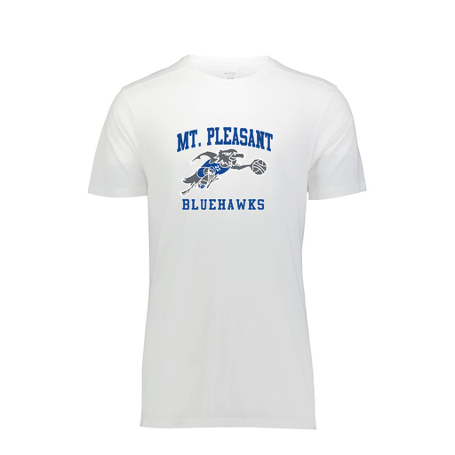 [FTSCUBWH-YS-LOGO1] Decker Youth Tri-Blend T-Shirt - Short Sleeve (Youth S, White, Logo 1)